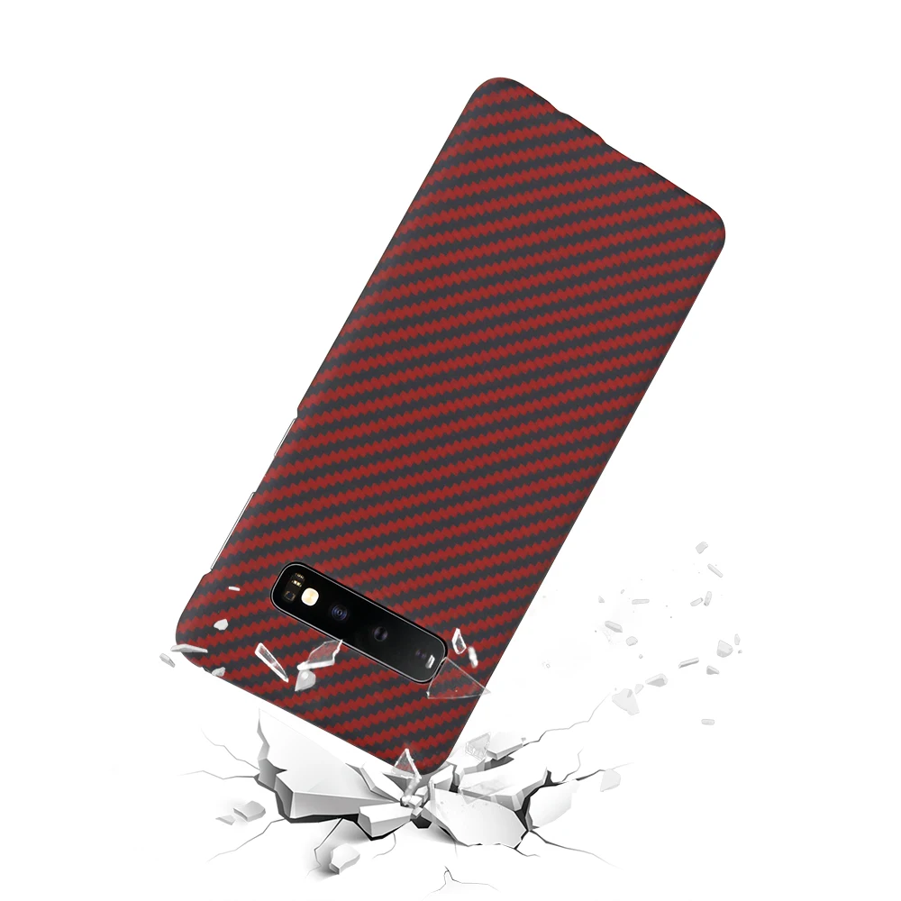 Защитный чехол из тонкого арамидного волокна для samsung S10, S10+, S10 Plus, S10e, минималистичные тонкие чехлы из углеродного волокна