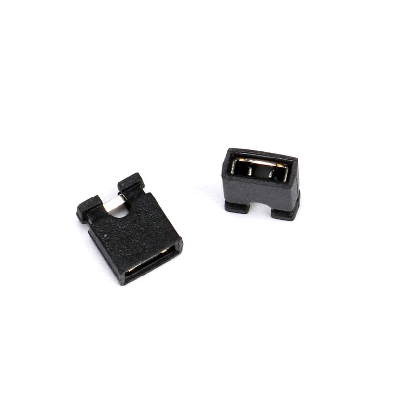 400pcs/lot 4 color 100pcs Each color 2.54 mm Standard Circuit Board Jumper Cap Shunts Short Circuit Cap images - 6