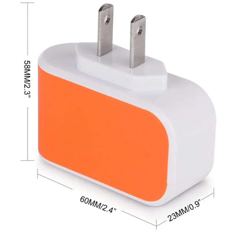 3usb candy charger Beauty plug Save a lot of socket space Family utility Safety Mobile phone American Standard US | Мобильные