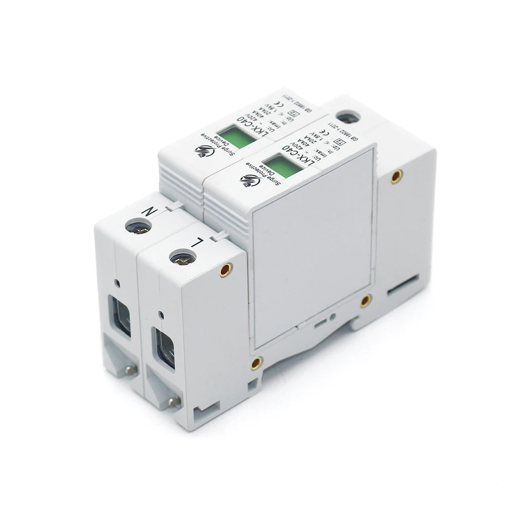 Горячая Распродажа 20KA ~ 40KA 385V AC SPD Защита от перенапряжения для дома устройство