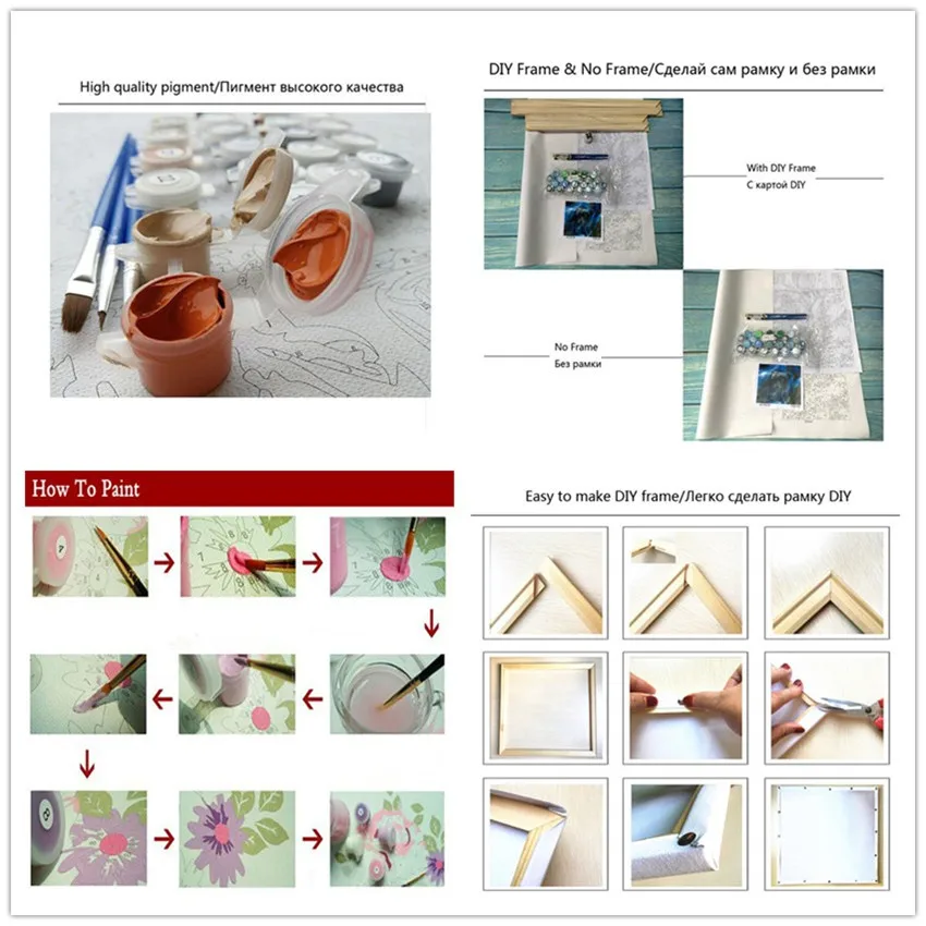 Картина по номерам цветов скандинавский декор картины для гостиной стены цветы
