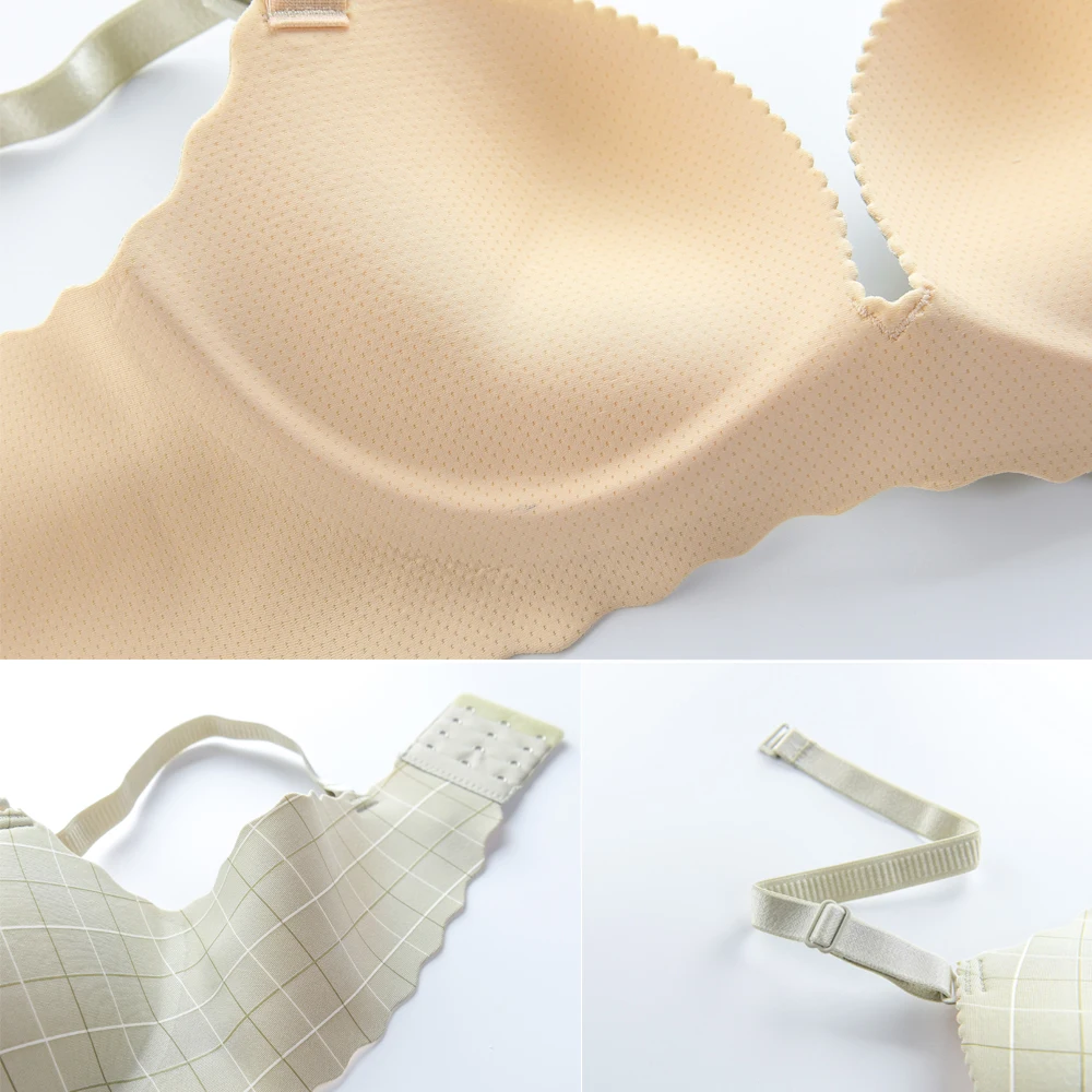 Бюстгальтер женский бесшовный с пуш-апом ультратонкая чашка | Женская одежда