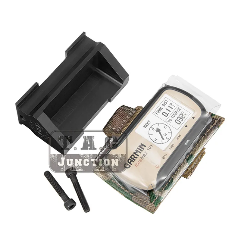ЭМЕРСОН Тактический GPS Чехол с металлическим креплением MP7 для Mini Geko 401 и Garmin Foretrex