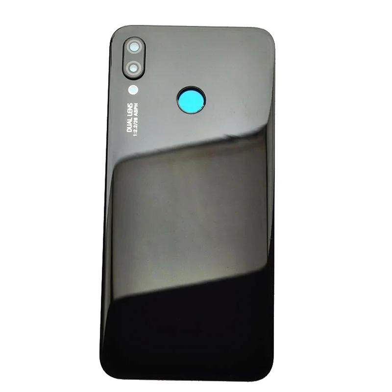 Для Huawei P20 Lite задняя крышка из стекла с объективом камеры для nove 3e батареи Nova дверь