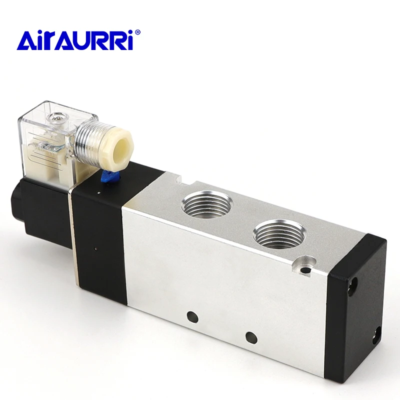 DC24V/DC12V/AC24V/AC36V/AC220V/AC380V с фитингами 5 портов 2 Позиции Соленоидный клапан 4V410-15 хорошего качества