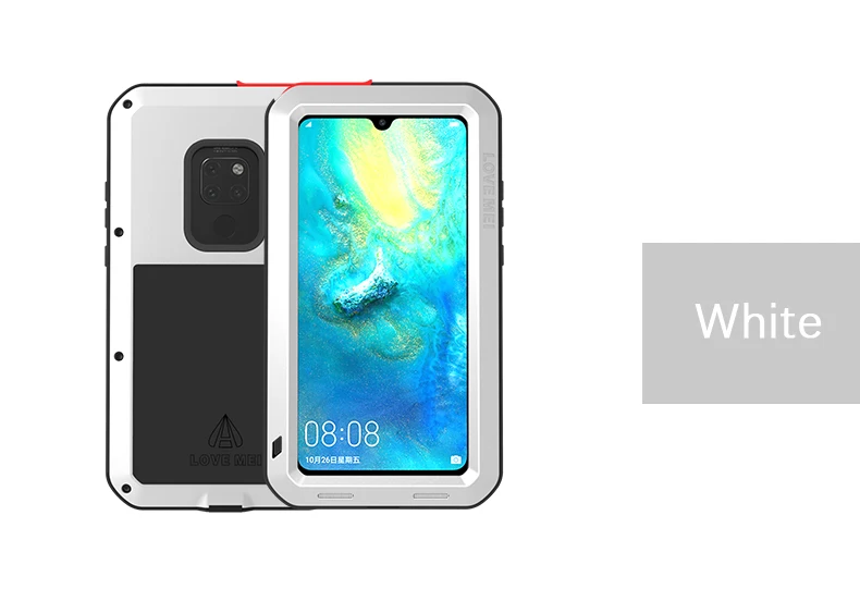 Gorilla glass) LOVE MEI металлический водонепроницаемый чехол для huawei mate 20 Lite mate 20 20 Lite противоударный чехол для mate 20 Pro mate 20 X