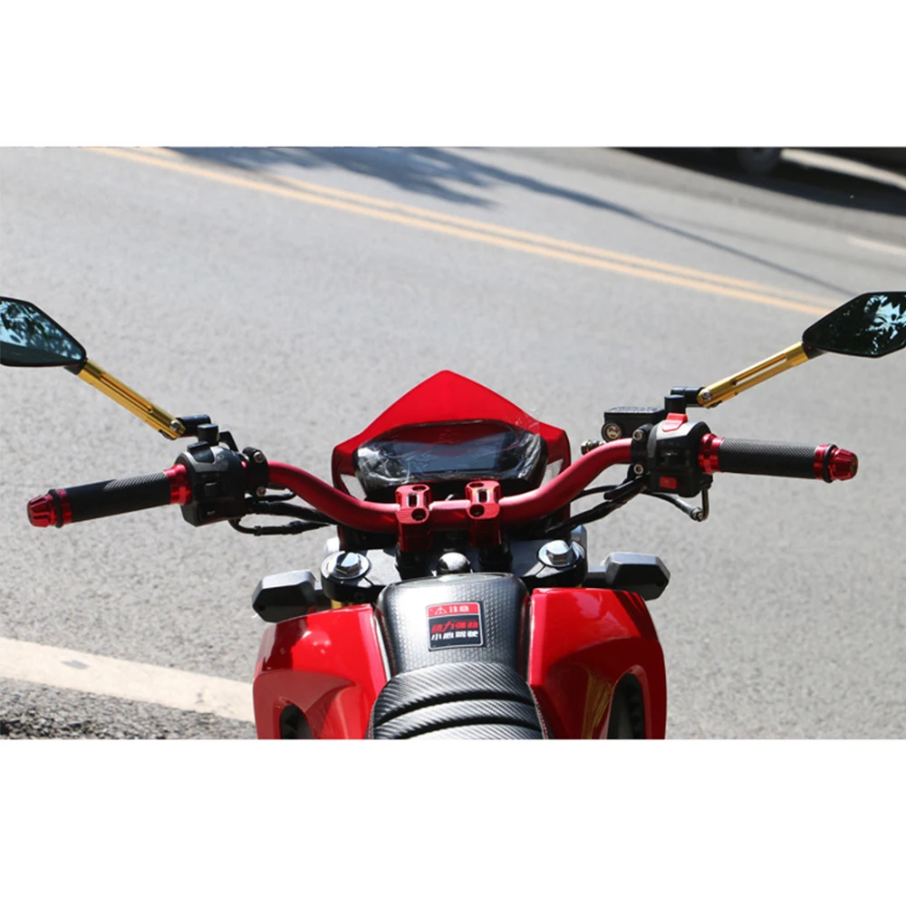 SMOK Универсальный 28 мм 72 см руль мотоцикла Ручка Бар для Yamaha MT09 MT-09 MT 09 MT07 MT-07 MT 07 Kawasaki Z900 KTM Duke 125
