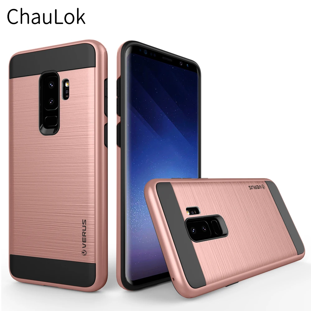 Роскошный защитный чехол ChauLok 2 в 1 противоударный для Samsung Galaxy S4 5 6 7 Edge Plus Жесткий