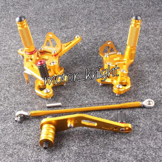 

Adjustable Rear Sets Foot Pegs Motorcycle For GSXR 600 GSXR750 2008- 2010