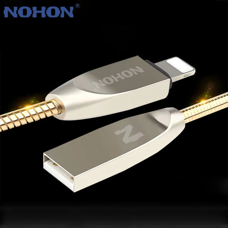 NOHON usb кабель для быстрой зарядки 8pin USB iOS 7 8 9 10 Apple iPhone 8X7 6 6S Plus 5 5S SE мобильный