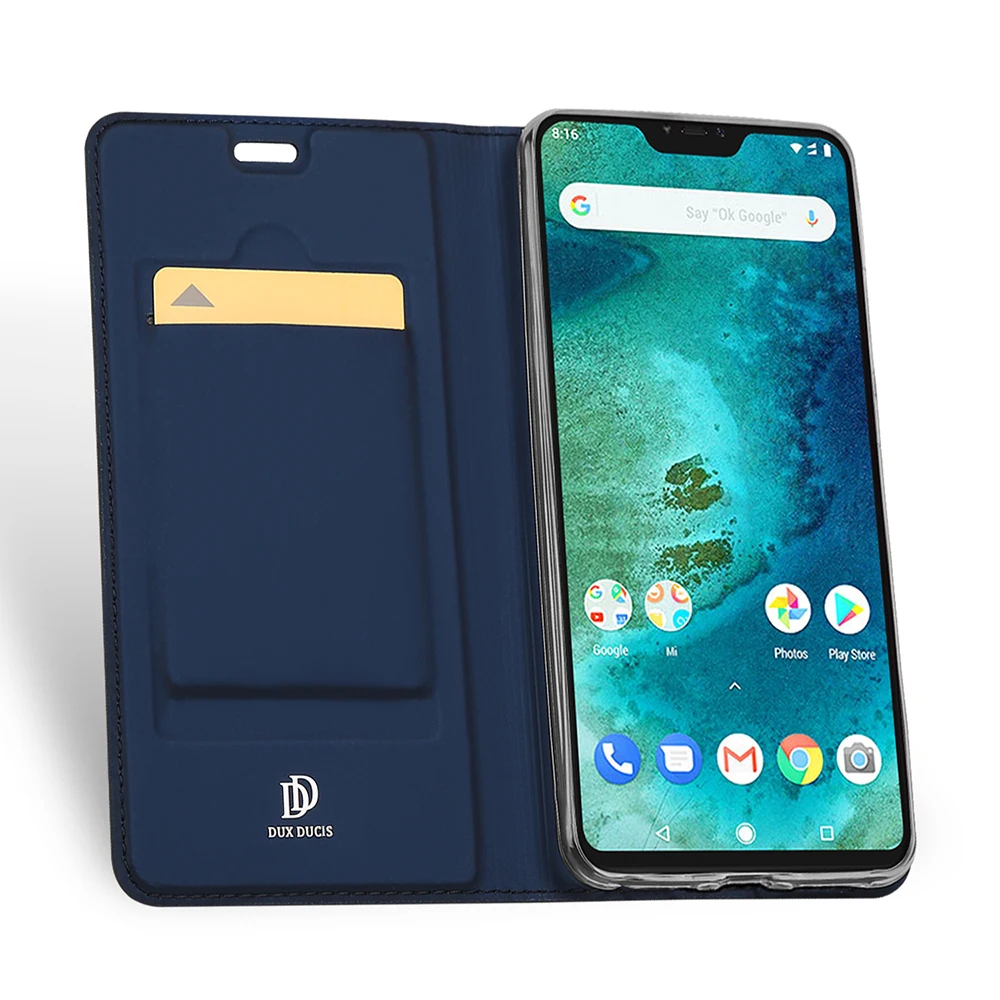 Чехол для Redmi Note 6 Pro Dux Ducis Xiaomi Global кожаный чехол кошелек Xaomi Note6 флип кожаные