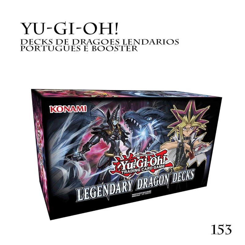 153pcs / set Yu Gi Oh Trading Game Cards Legendary Dragon Decks English Anime Yugioh For Collection HX225 | Игрушки и хобби