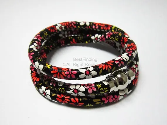 Шнур в этническом стиле из искусственной кожи|wrapped cord|ethnic cordpu leather cord |