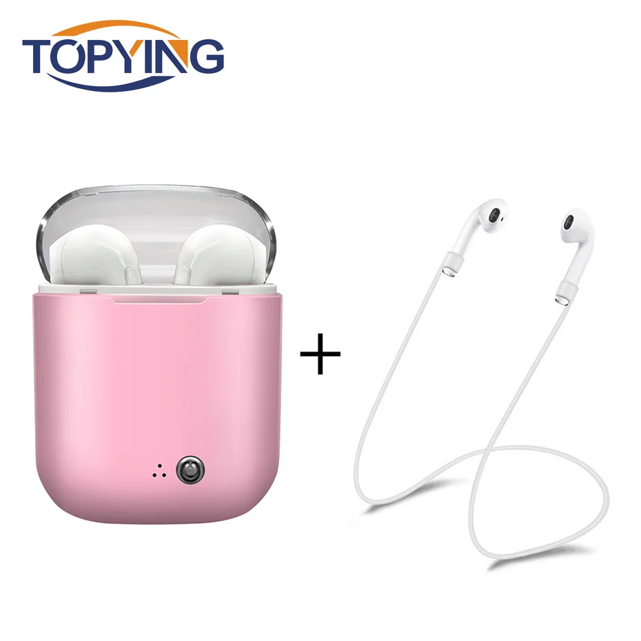 Bluetooth Earphones Twins Stereo Music True Wireless Handsfree Driving Headsets With a 500 mah charging storage box for smart |