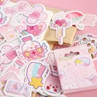 Стикеры Pink Girl Generation, милые наклейки в коробке, планировщик для скрапбукинга, Канцтовары, наклейки для дневника в японском стиле