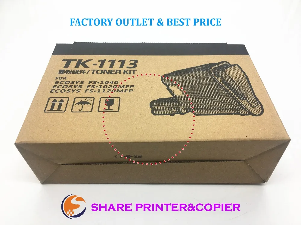Новые совместимые картриджи с тонером TK1113 для Kyocera FS1120 fs1025 fs1040 fs1060 fs1120 fs1125Mfp |