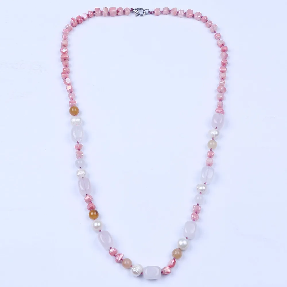 Ожерелья конфетных цветов с камнями и кристаллами длинные женские кольца|necklace