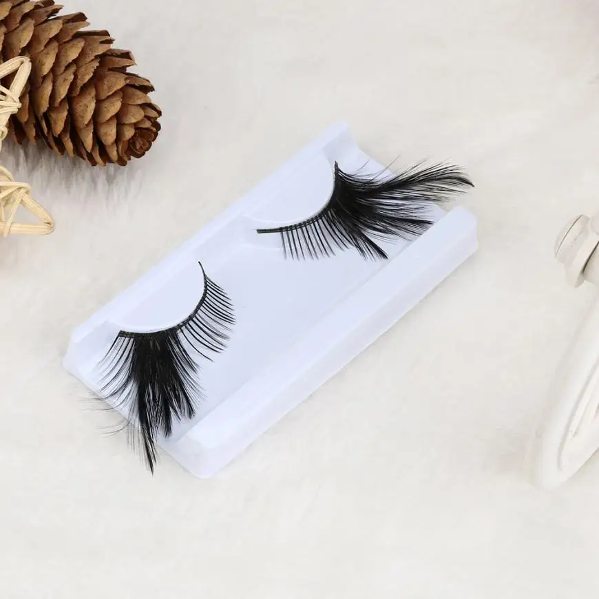 Beauty Maquiagem 1 пара женские Необычные мягкие длинные накладные ресницы для макияжа