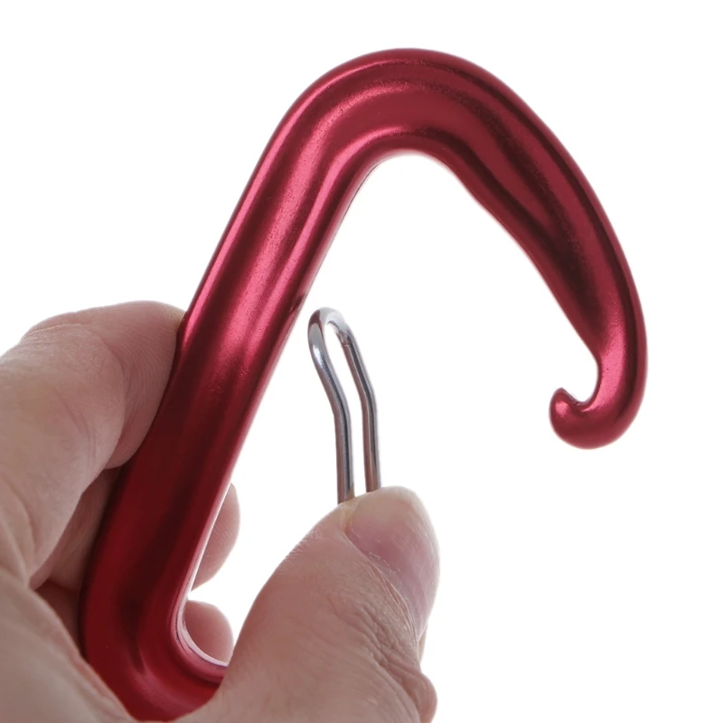 

12KN карабин из авиационного алюминия, D-образный гамак, безопасная балансировочная застежка