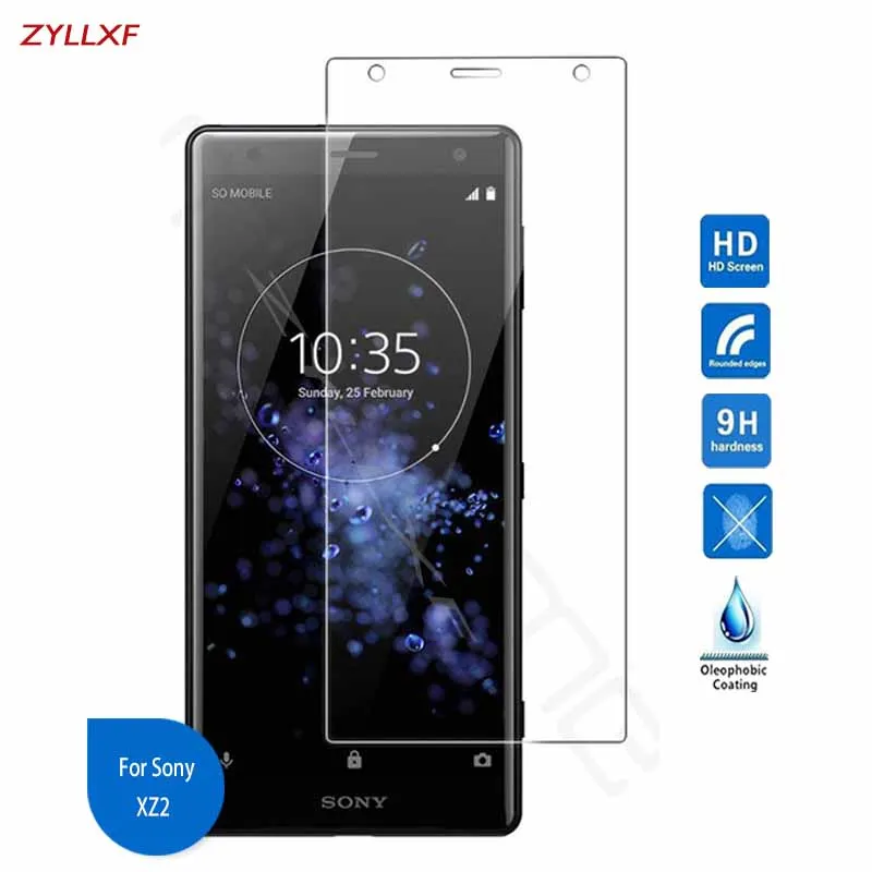 Для Sony Xperia XZ2 Премиум Закаленное стекло Защитная пленка 9H 2.5D защитная на H8216 H8266 H8276