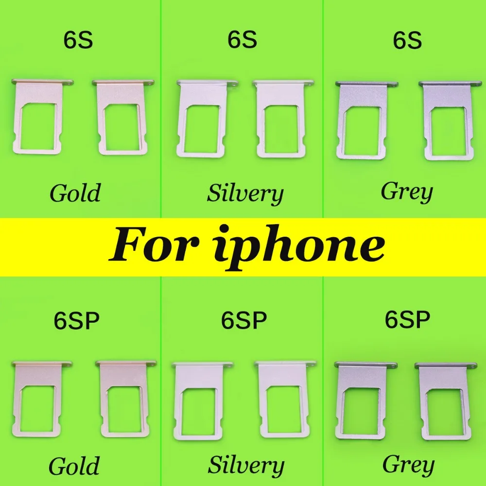 Лоток для SIM-карты держатель слота Сменный Адаптер iPhone 6S 4 7 дюйма iPhone6S Plus запчасти