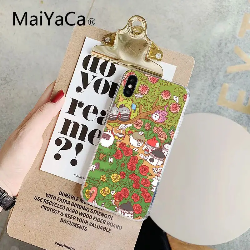 Милый чехол Maiyaca для iPhone X XS MAX 6 6s 7 7plus 8 8Plus 5 5S SE XR|Чехлы-накладки| |