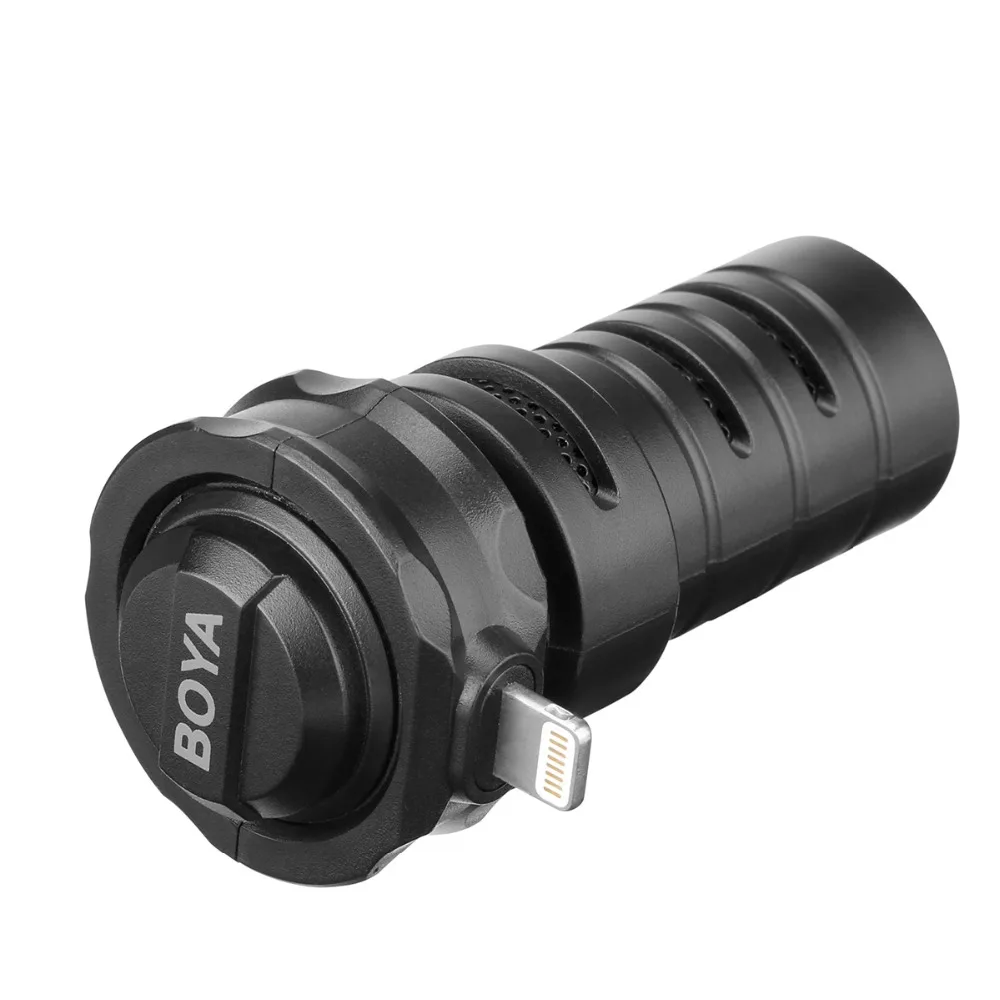 BOYA BY-DM200 микрофон для iphone цифровой стерео Lightning превосходный звук IOS запись 7 8 x plus |