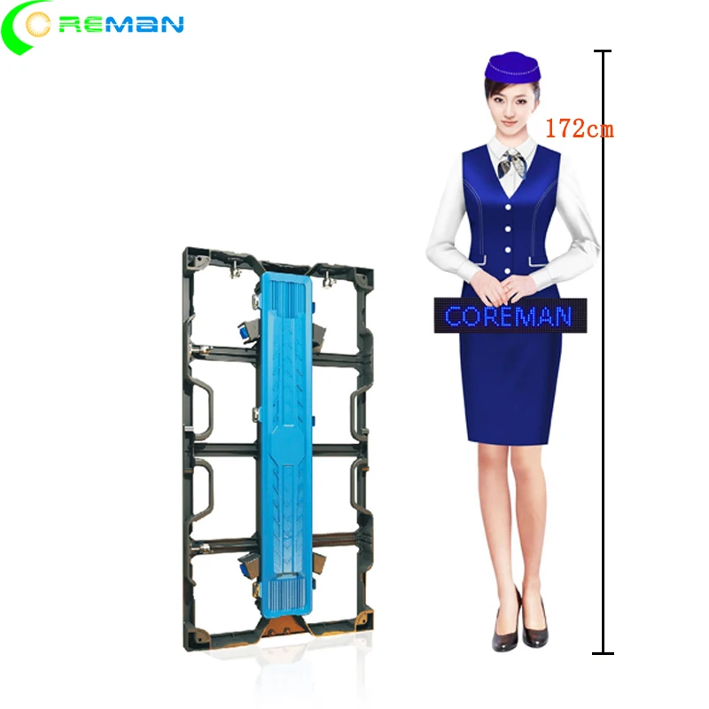 Бесплатная доставка Coreman дешевая цена led ТВ дисплей Панель P3.91 P4.81 P2.97 сетевой