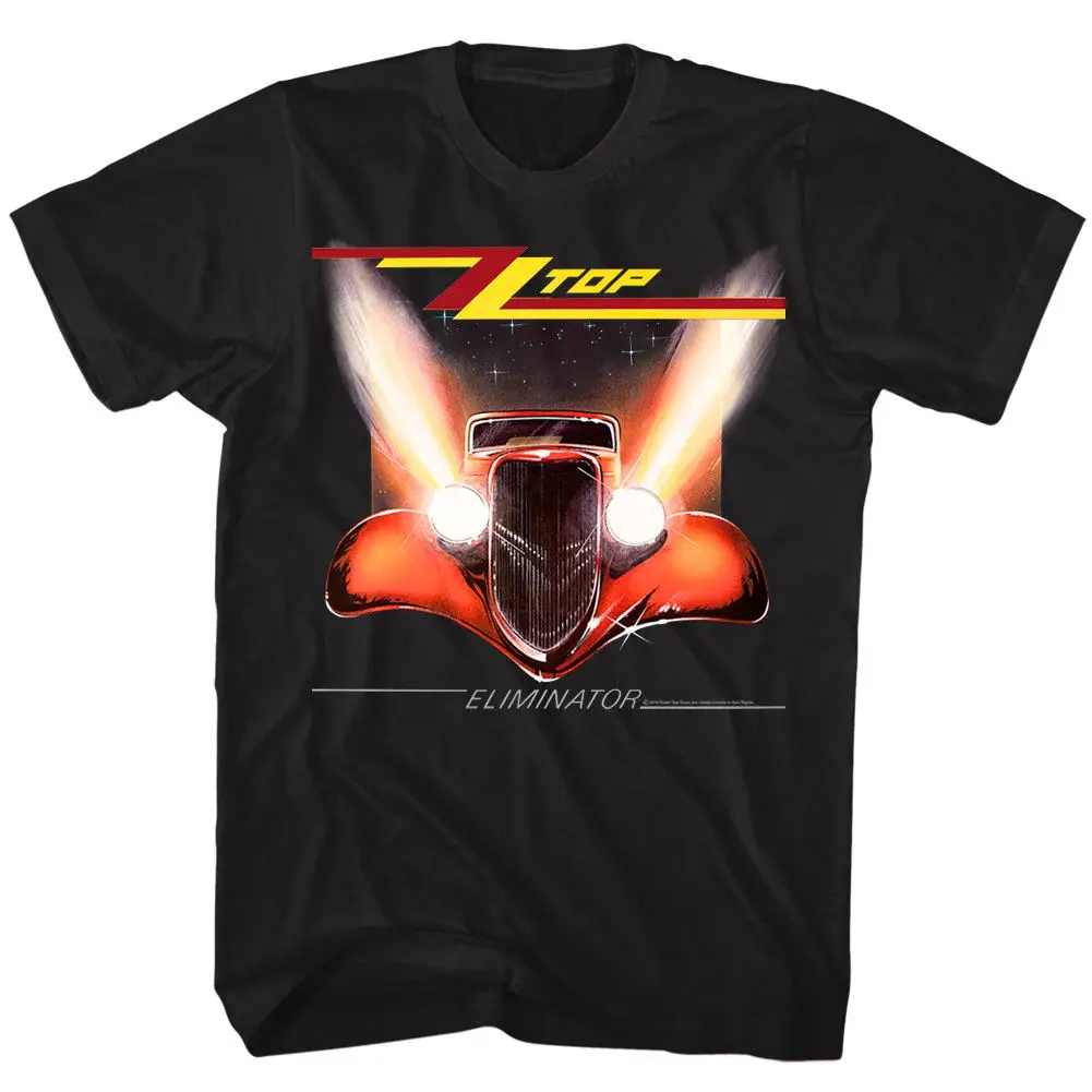ZZ TOP ELIMINATOR Крышка черный Для мужчин взрослых короткий рукав Футболка странные