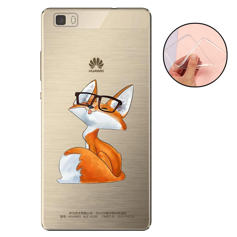 WE-HHH Чехол CROWNPRO для huawei P8 Lite, Мягкий Силиконовый ТПУ чехол s для huawei P8 Lite, защитный чехол для телефона P8 Lite - Цвет: WE-HHH