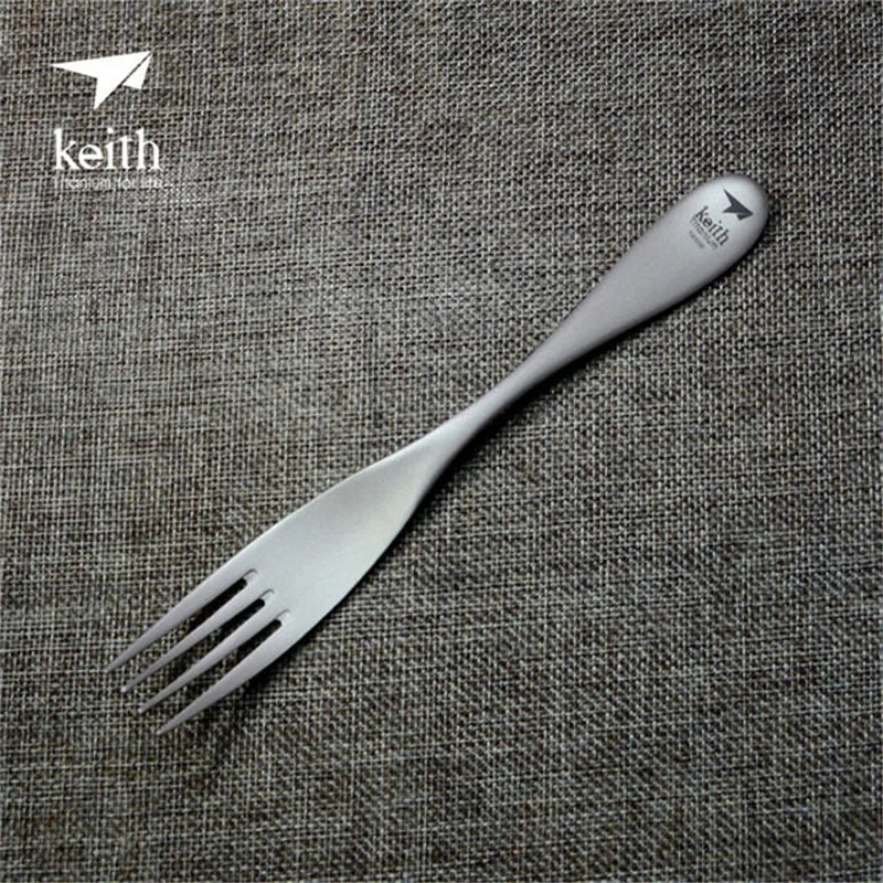 Титановая Ложка Keith походные столовые приборы дорожная посуда пикник Пешие