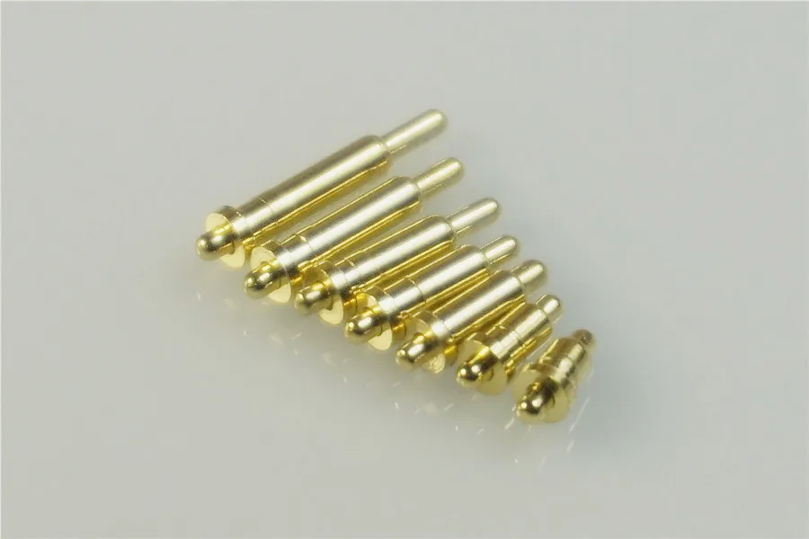 

100pcs Spring Load Dual Ended Pogo Pin 10 10.5 11 11.5 12 12.5 13 13.5 14.0 16.0 mm Double Sides 2 Header Pin Contact