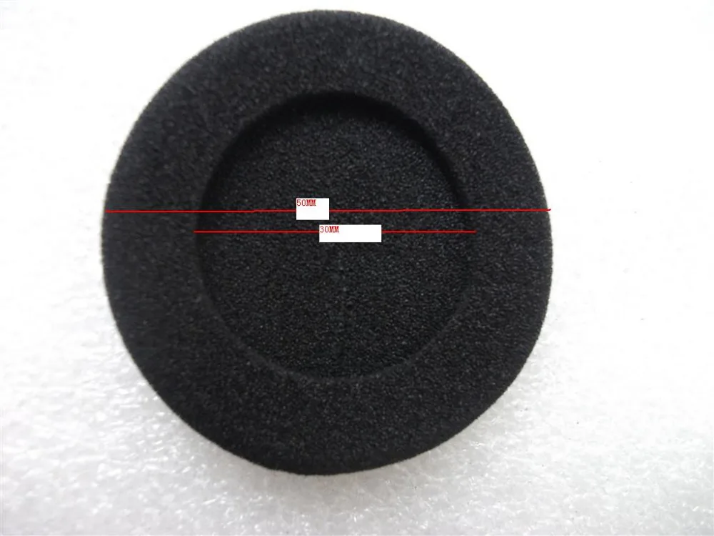 Linhuipad 50mm Headset Foam Ear Cushions headphone Earpads 100pcs / lot | Электроника