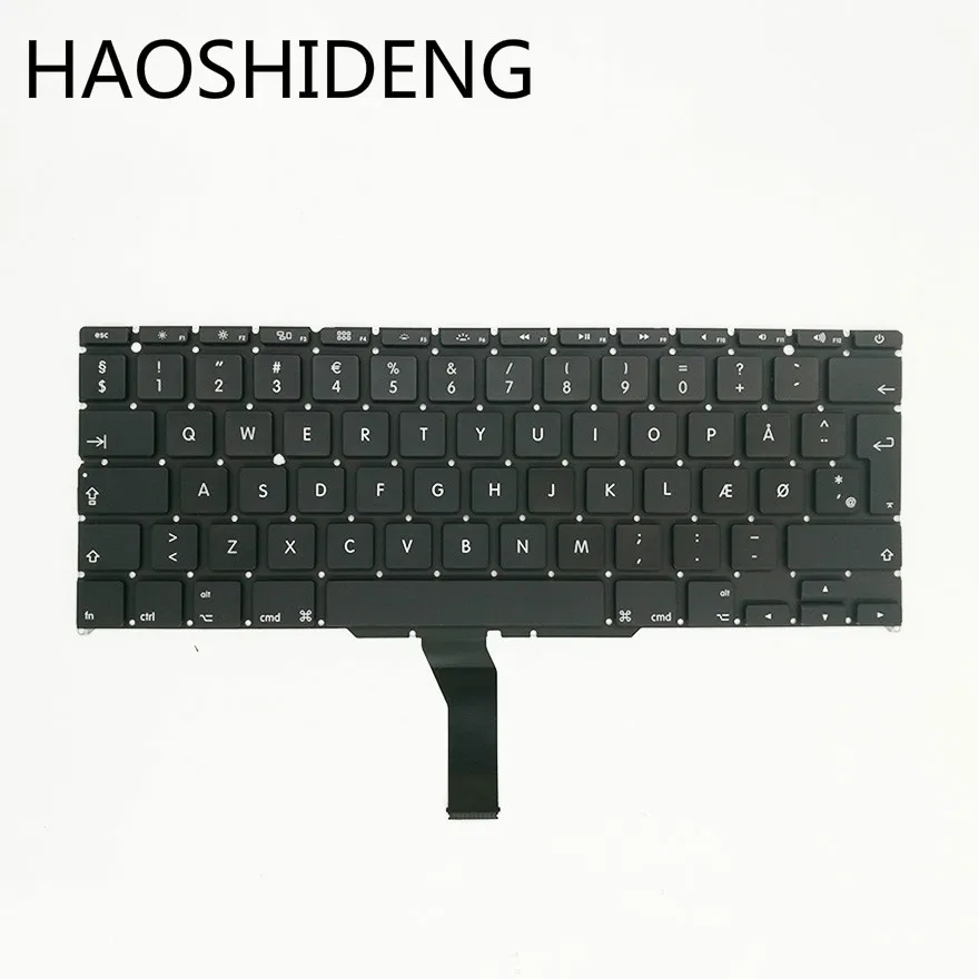 Фирменная Новинка A1370 A1465 клавиатуры датский DK для Macbook Air 11 ''A1370 раскладка 2011 2015