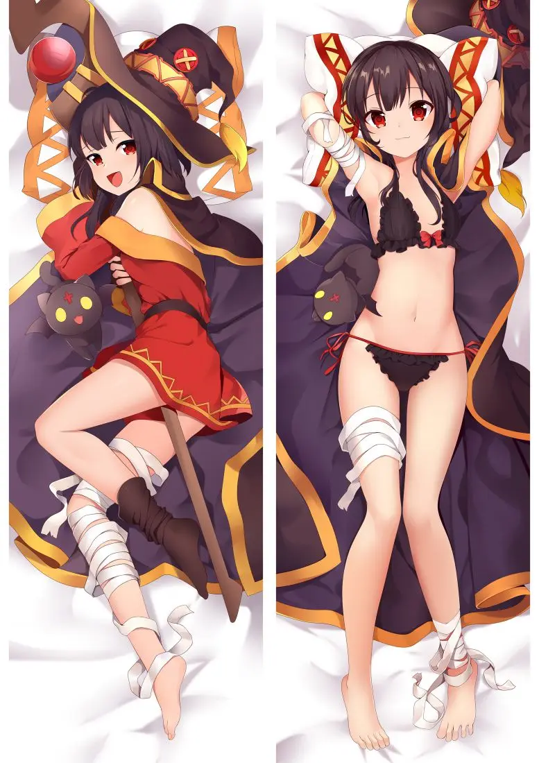 Аниме коносуба благословение Бога на этот чудесный мир! Наволочка Megumin Dakimakura