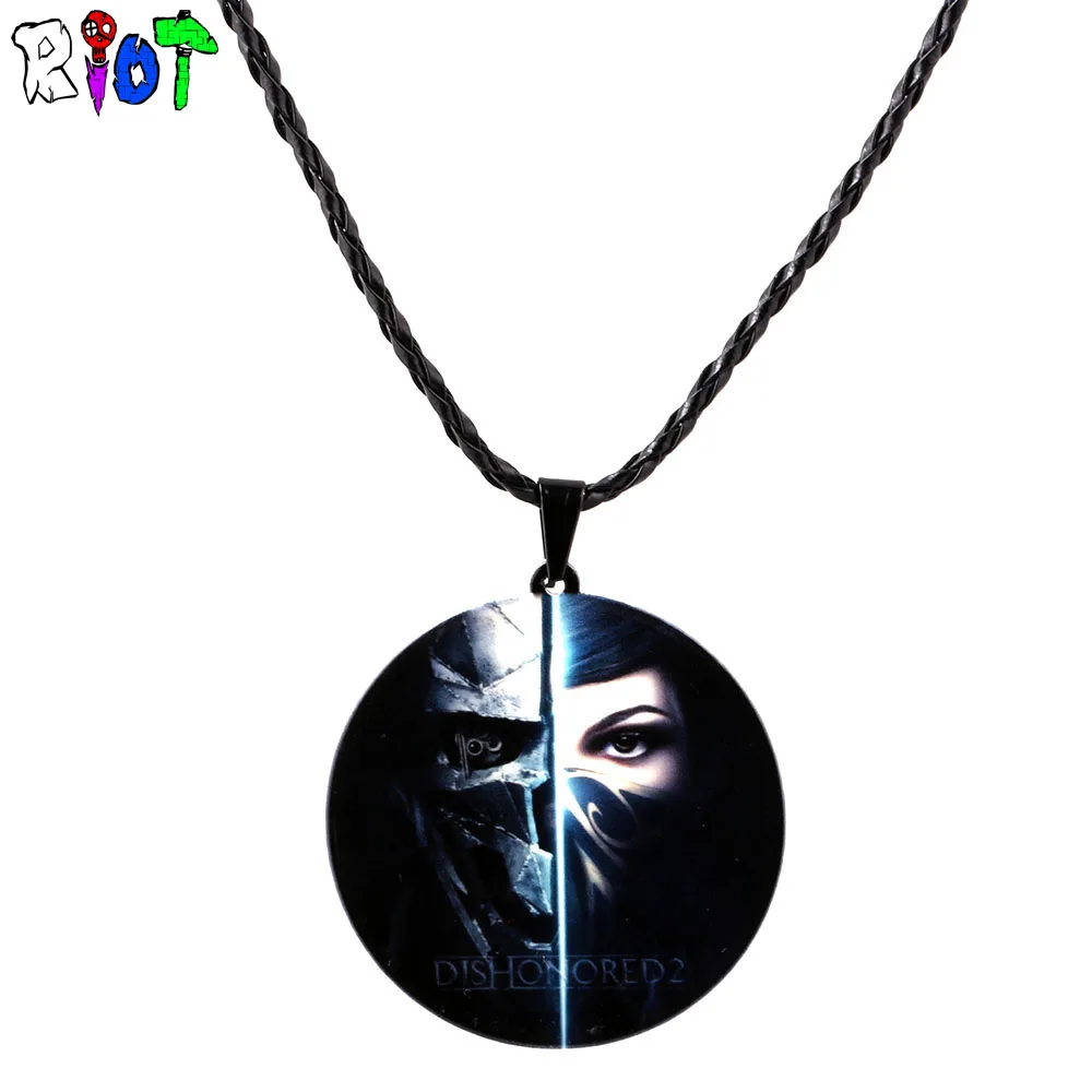 Игра Dishonored2 Corvo Emily Daud колье из акриловой кожи с конским плетением подвеска