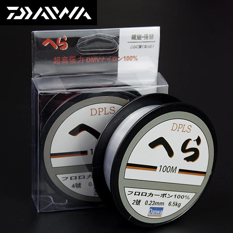 Сверхпрочная нейлоновая рыболовная леска DAIWA 100 м 2-40 фунтов 2 цвета японская