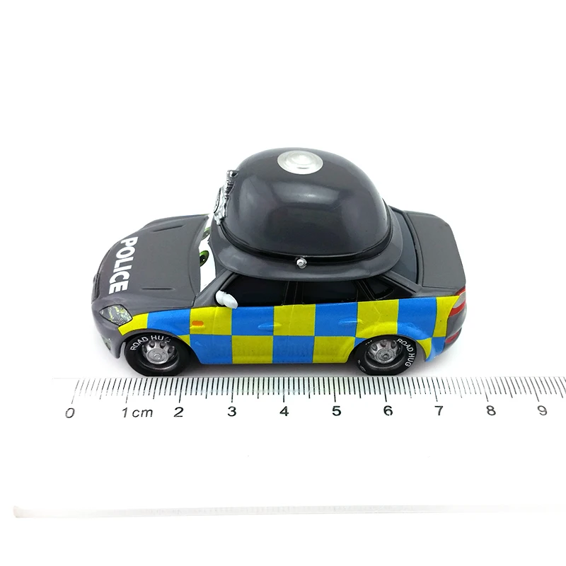 Disney Pixar Cars Mark Wheelsen Police Великобритания 1:55 металлические Литые машины развивающие
