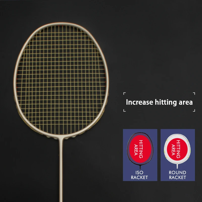 4U ультралегкие оригинальные Углеродные ракетки для бадминтона с струнами