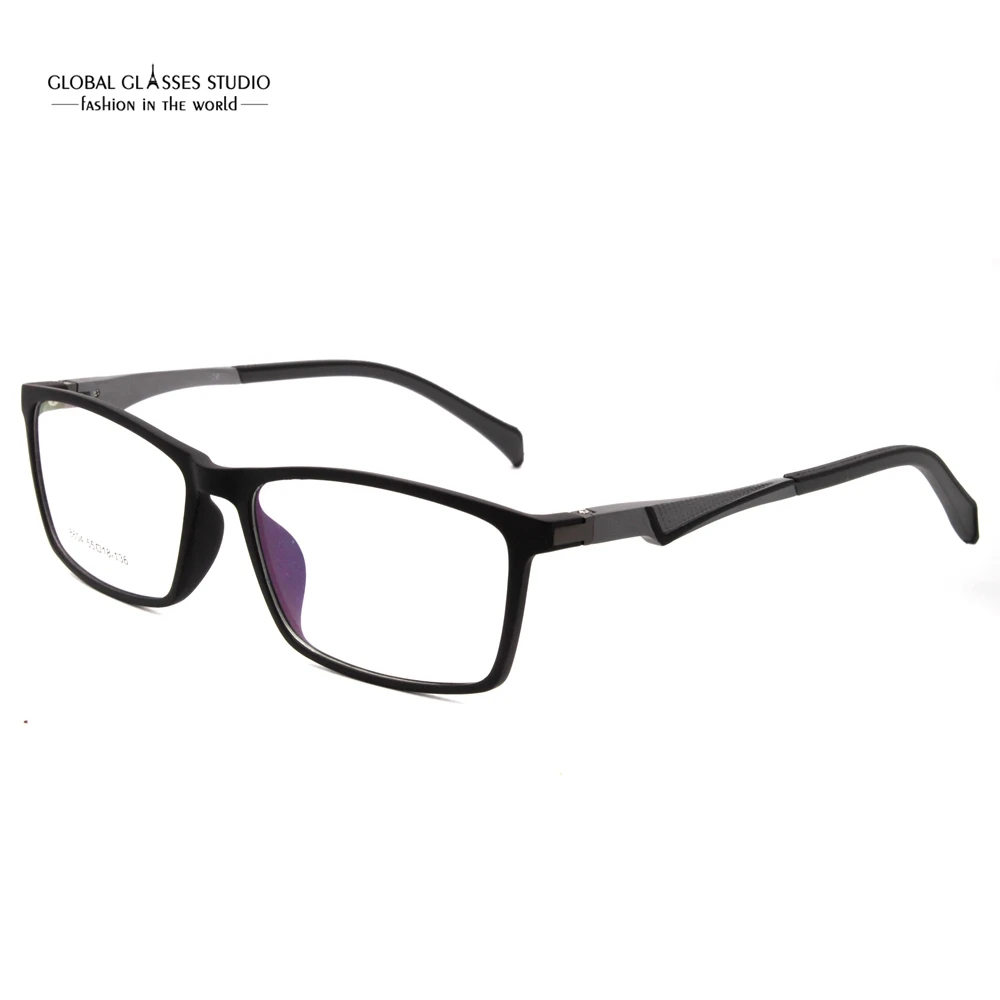 

New Eyeglasses Optical Glasses Plastic Titanium Men High Quality Frame Fashion Style Clean Lens Classic Design Eyewear 8604-C3