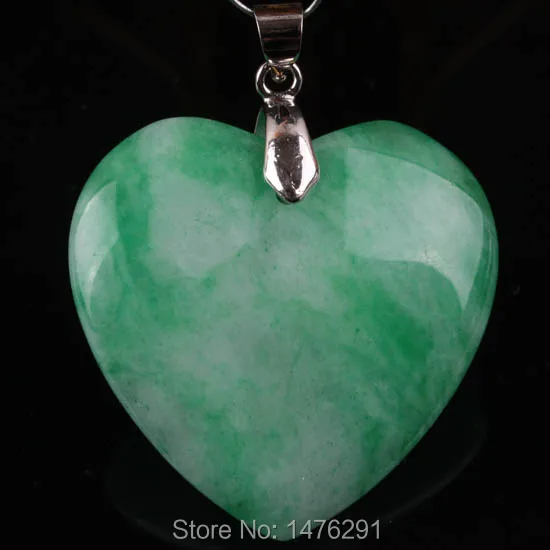 2017 новая мода 30x30 мм имитация зеленого Jades кулон сердце 1 шт|jade heart pendant|f pendantgreen jade |