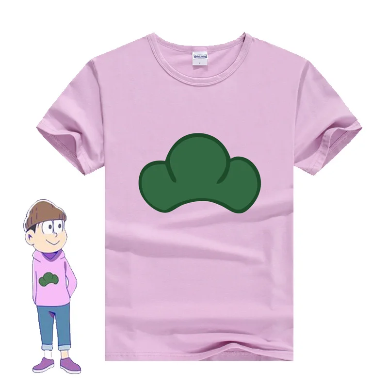 Футболка San Coshome Osomatsu костюм для косплея футболка с коротким рукавом мужчин|cosplay