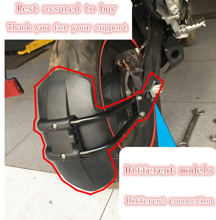 Комплект накладок на заднее крыло мотоцикла брызговик для колес Ducati 821 696 795| |