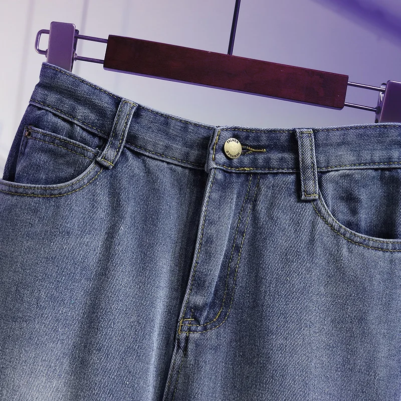 2019 сезон девять частей джинсы Широкие брюки женщина будет код легко шаровары