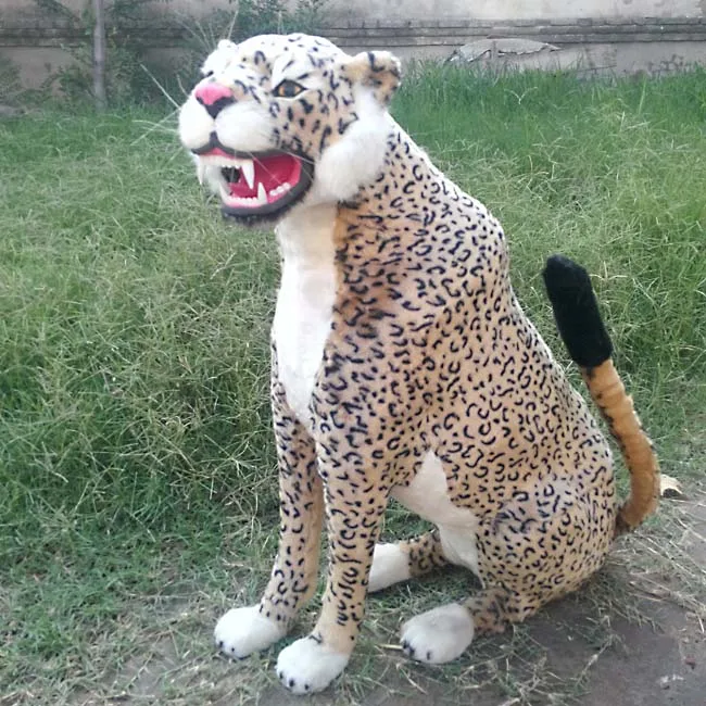

Simulation Leopard polyethylene&furs Leopard model funny gift about 72cmx25cmx72cm
