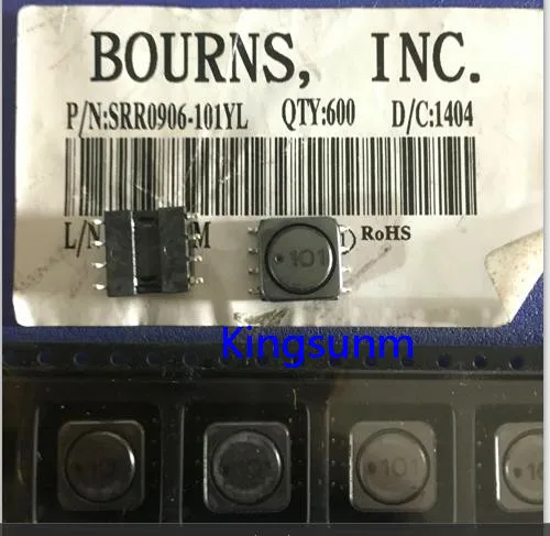 

Free shipping 10pcs SRR0906-101YL 100 Shielded 700mA 420 mOhm Max H
