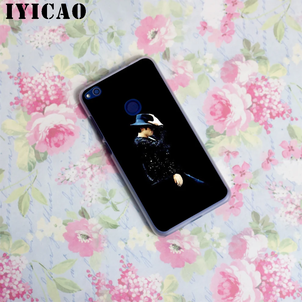 Жесткий чехол IYICAO michael jackson для Huawei Honor 6A 6C 7A 7C 7X 8 8X 9 10 20 9X Lite Pro Play Note View