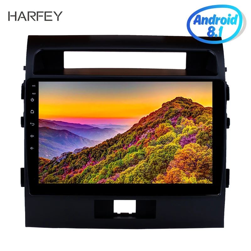Harfey для 2007 2017 Toyota Cruiser FJ 10 1 &quotAndroid 8 радио GPS навигация с сенсорным экраном Bluetooth OBD2