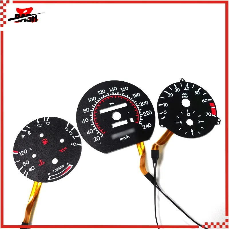 DASH 240 км с экономичным расходом топлива для Mercedes W124 W126 W201 190E EL светящийся датчик
