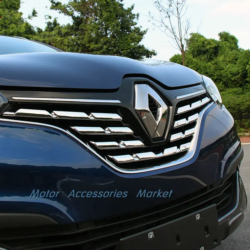 Новый 7 шт полный набор хромированная передняя решетка облицовки радиатора для